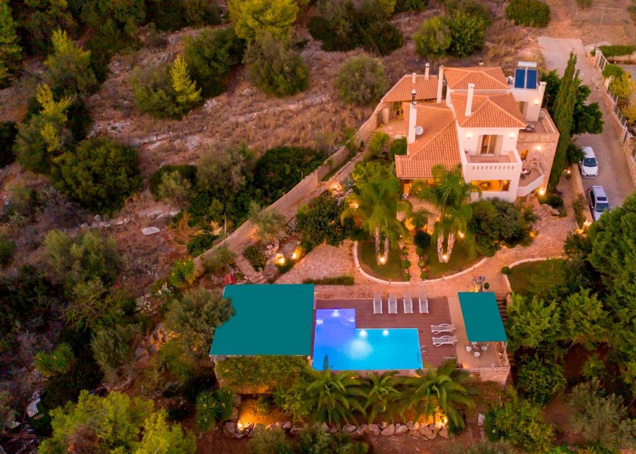 Villa Maira Luxurious With Private Swimming Pool Korfos Luaran gambar