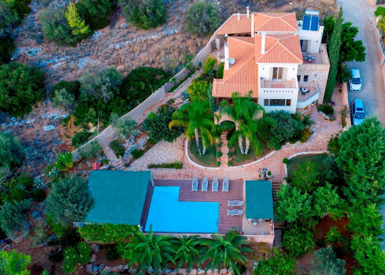 Villa Maira Luxurious With Private Swimming Pool Korfos Luaran gambar