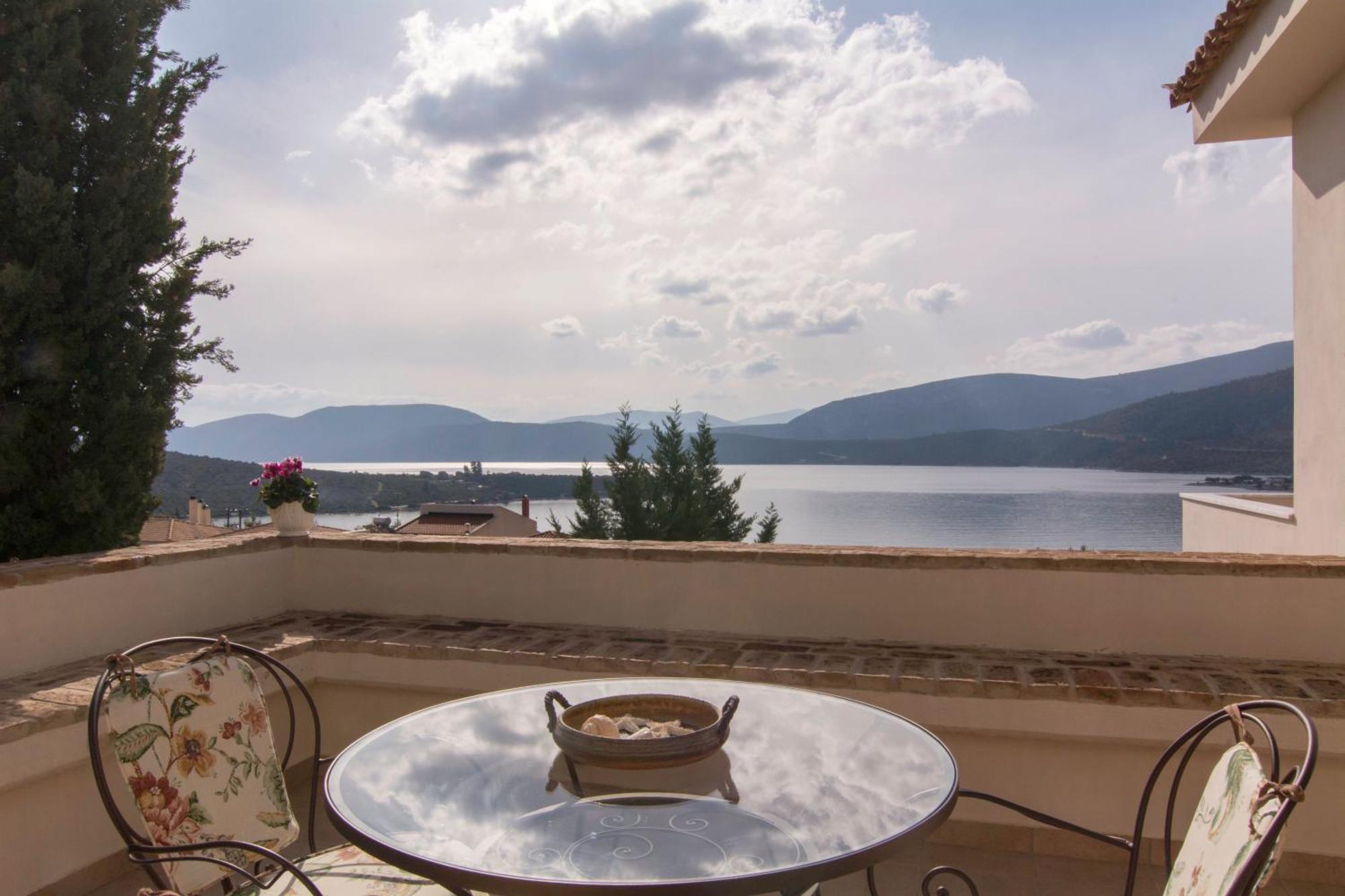 Villa Maira Luxurious With Private Swimming Pool Korfos Luaran gambar