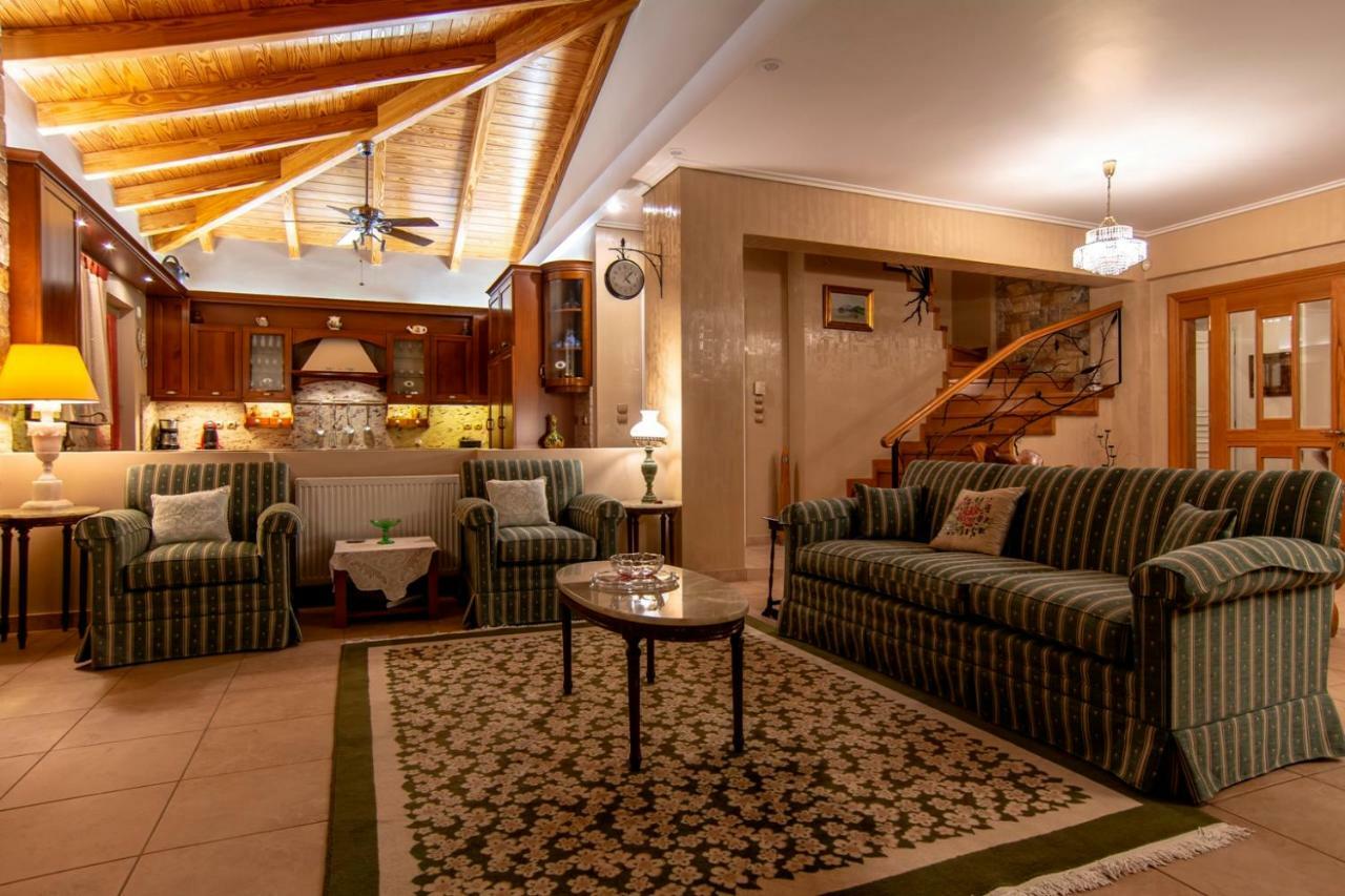 Villa Maira Luxurious With Private Swimming Pool Korfos Luaran gambar